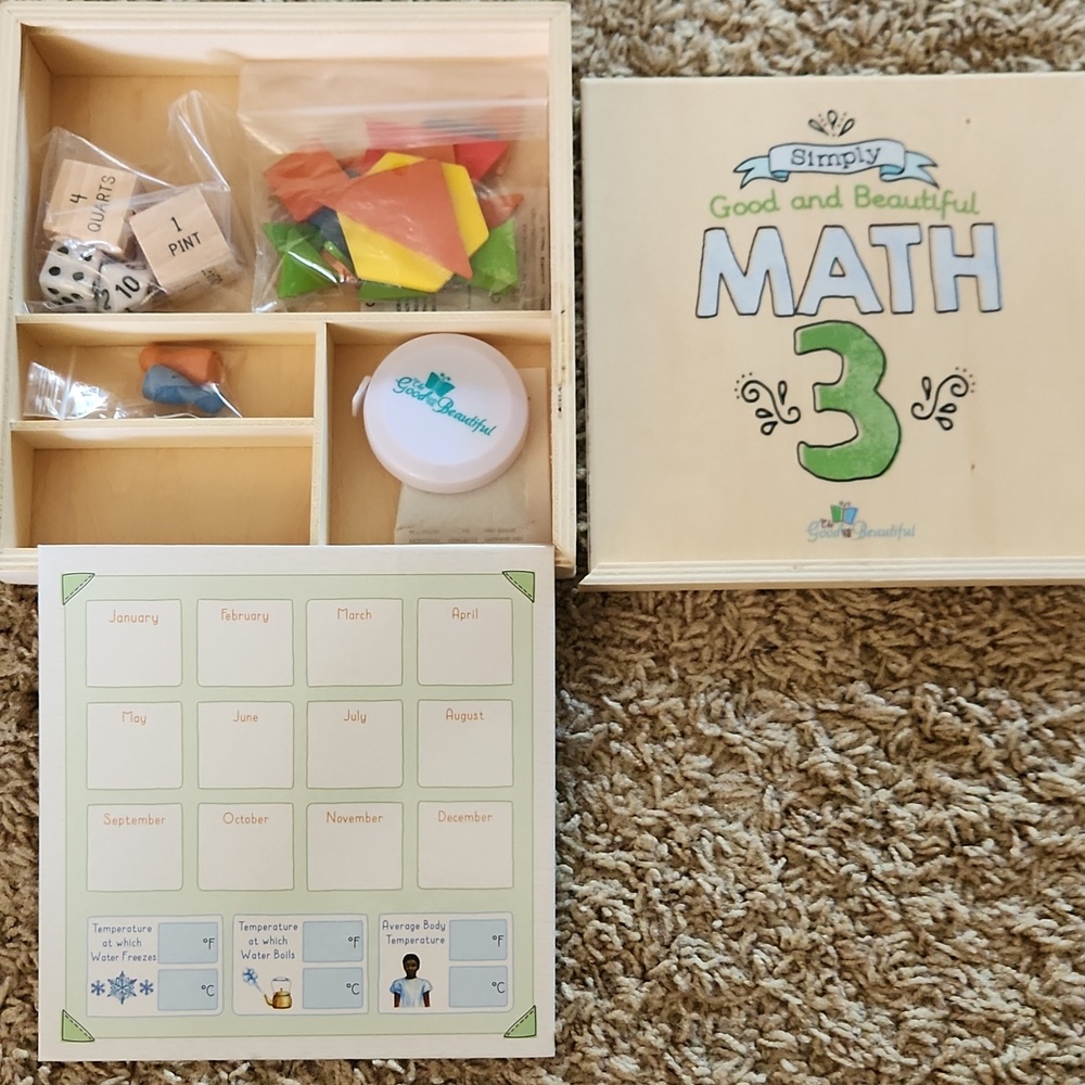 Good And Beautiful Math 3 Key & Box - Picture 6 of 10